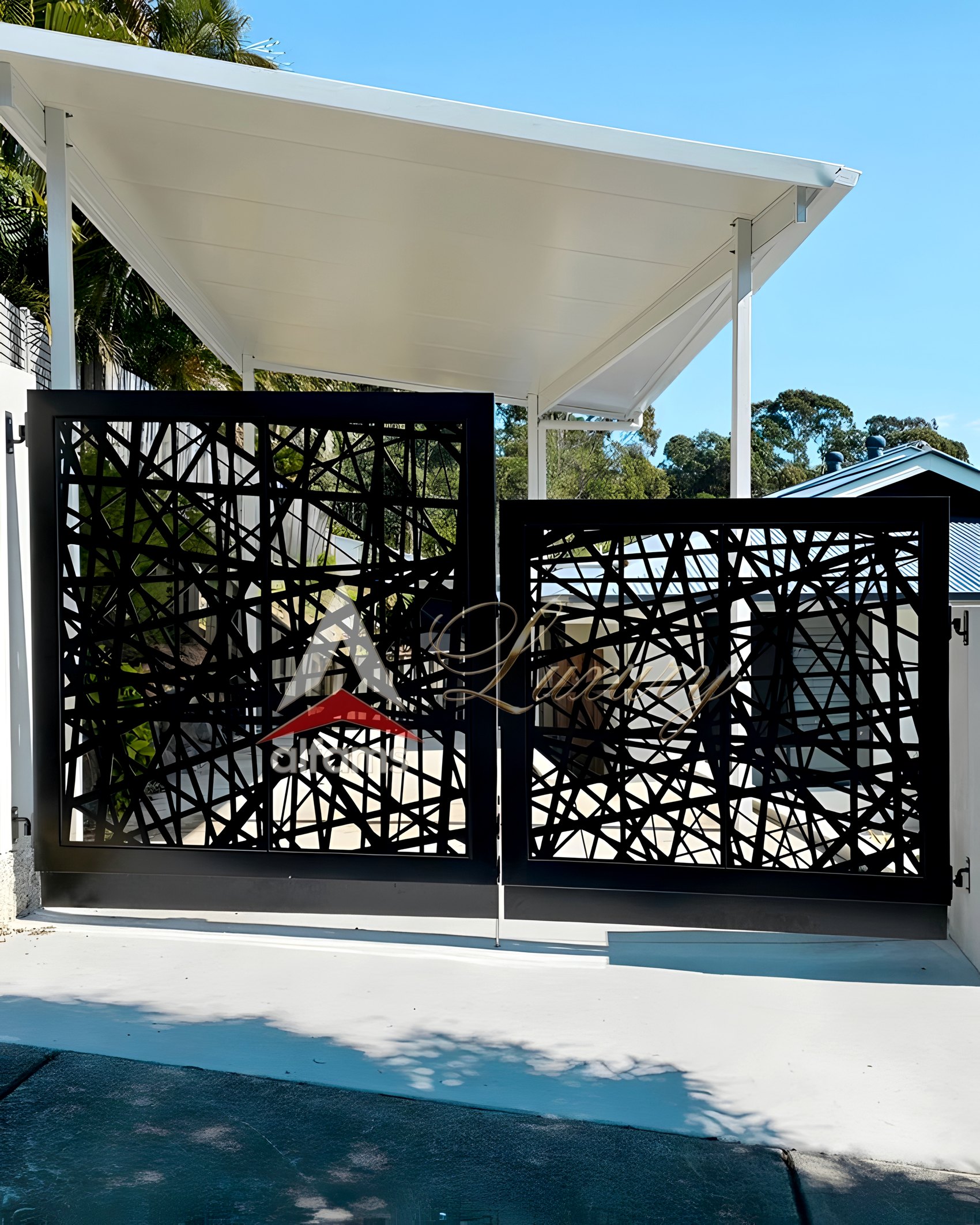 ALFAMS Estate Gates uygulama yakın plan